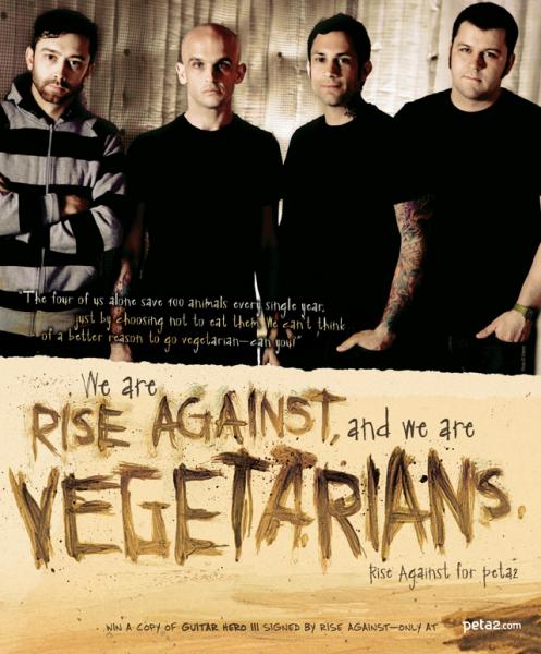 rise against x)